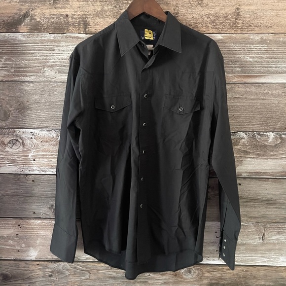 Wrangler Black Pearl Snap Button
